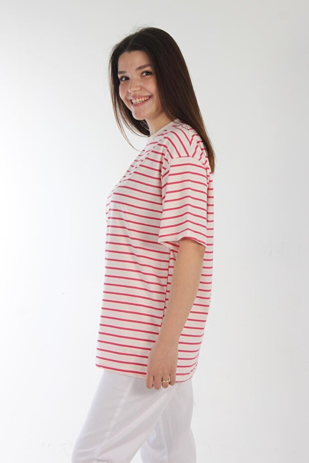 25585 Ριγέ μπλουζάκι Basic - 3