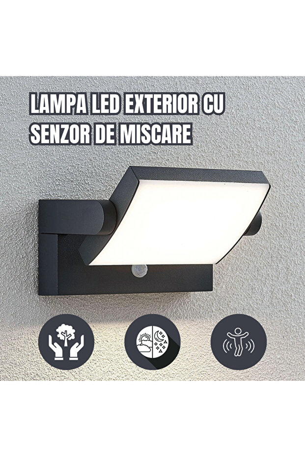 LED Wall Lamp with Motion Sensor - 1