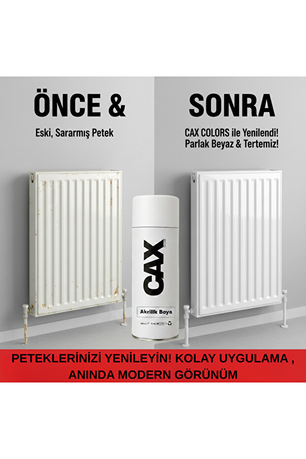 Genel Markalar ISIYA DAYANIKLI RADYATÖR KALORİFER PETEK SPREY BOYA 400ML