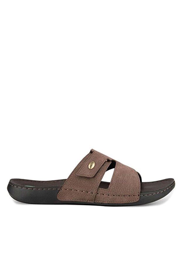 Idunnu Anatomical Sole Gel Supported Heel Spur Four Seasons Men's Slippers