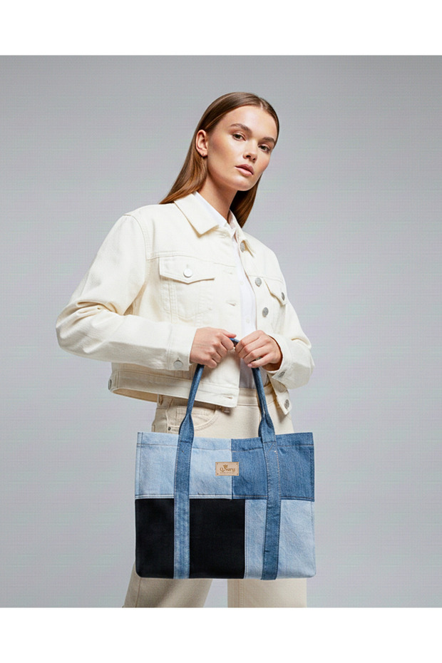 BLU Denim Tote Çanta