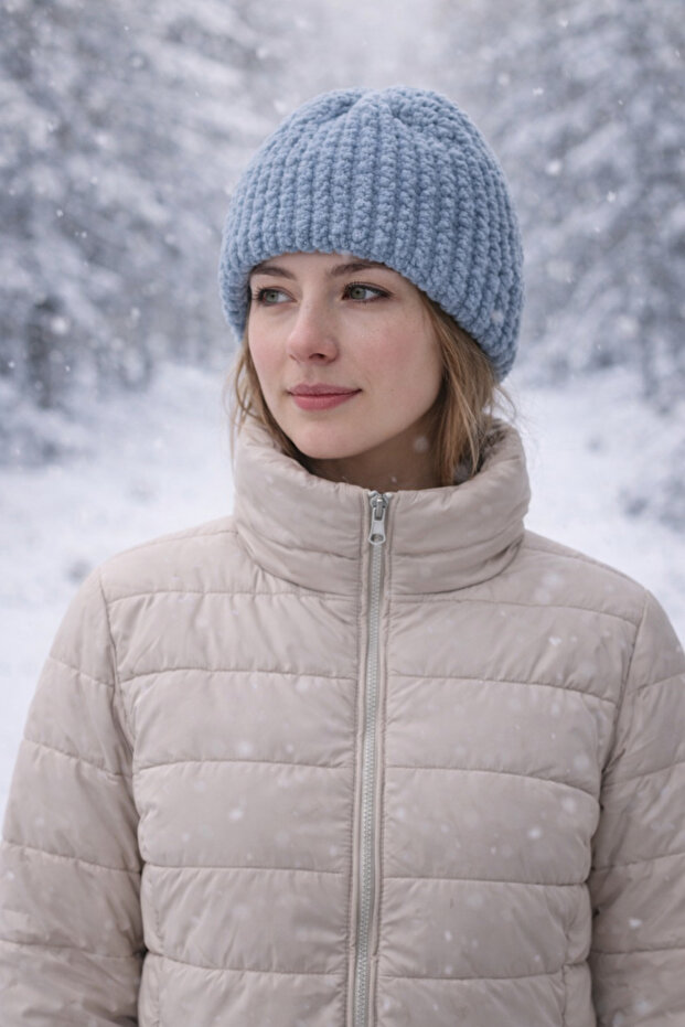 El Örmesi Yumuşak Bere Şapka - 2