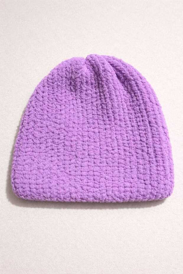 El Örmesi Yumuşak Bere Şapka - 4