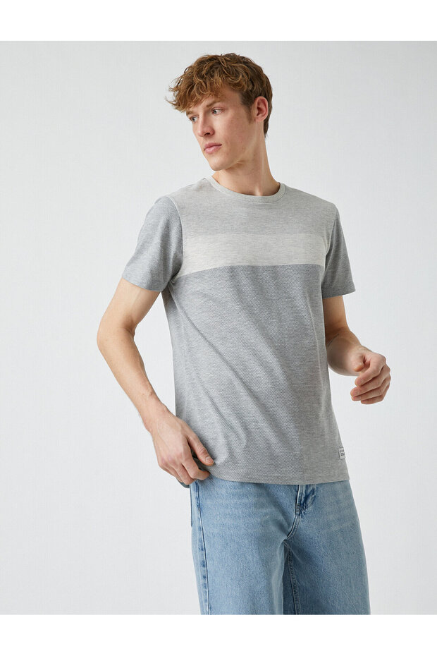 Slim Fit Textured T-Shirt