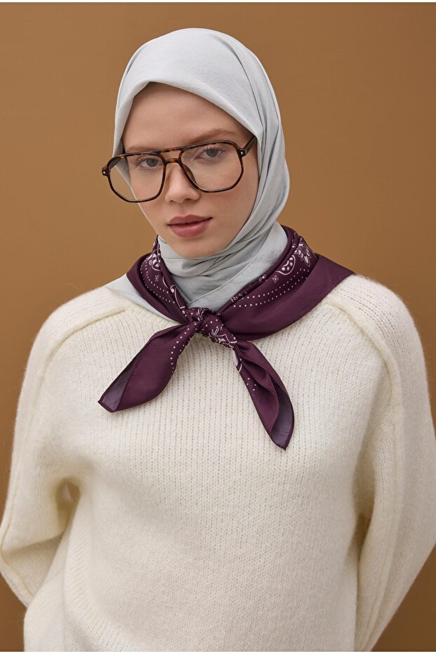 Soft Kraş Eşarp Gri - 3