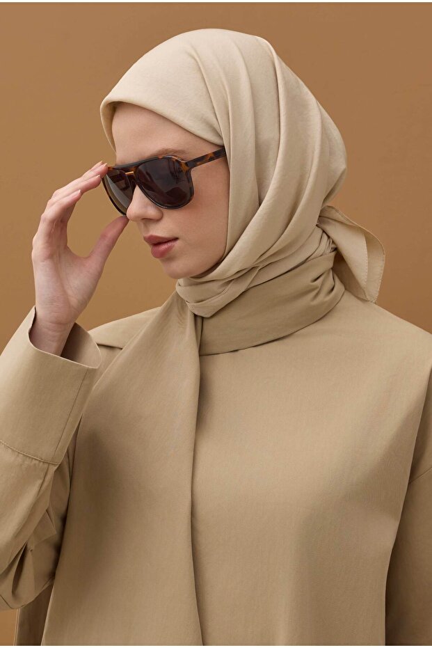 Soft Kraş Eşarp Nude - 4