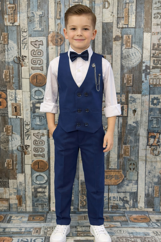Children's Vest Suit Shirt Set 0-1 Years - 14 Years