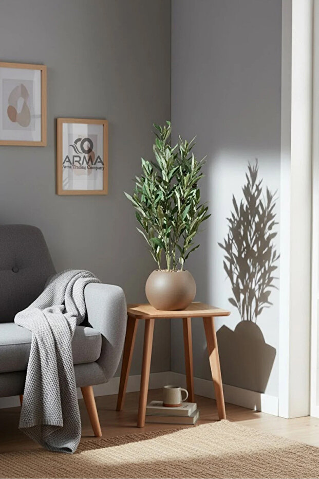 شجرة صناعية محاكاة للشجر الزيتون الصناعية 65 سم - 2