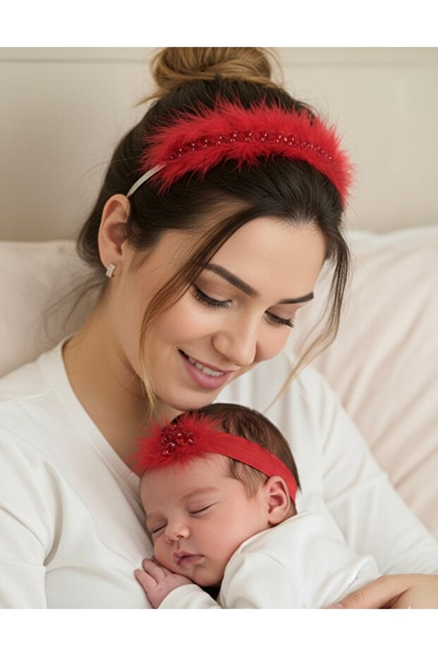 Mother Baby Crown Maternity Set