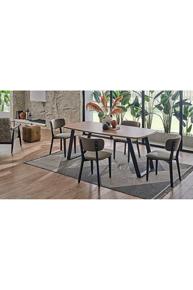 Solid Sabit Yemek Masası - 190 cm - 5