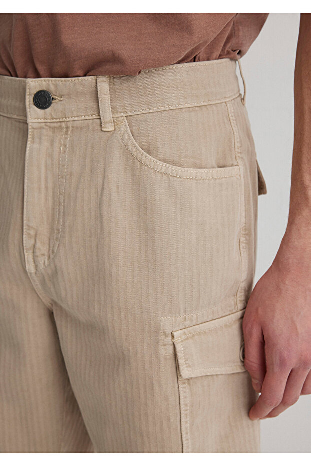Bej Kargo Şort 0410287-70004 - 6