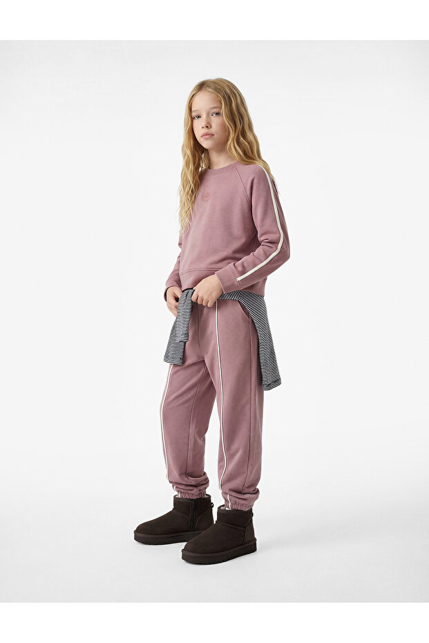 Modal Blend Long Sleeve Crew Neck Sweatshirt