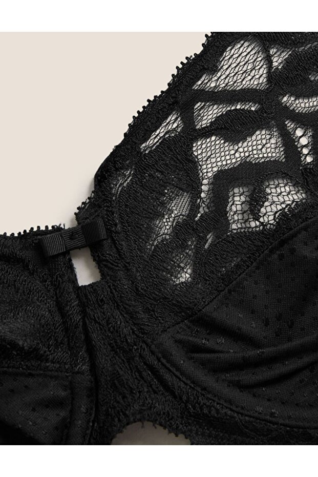 Dantel Detaylı Full Cup Sütyen - 5