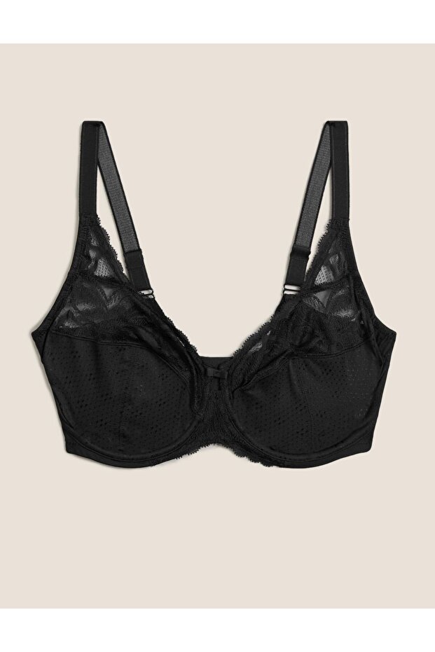 Dantel Detaylı Full Cup Sütyen - 3