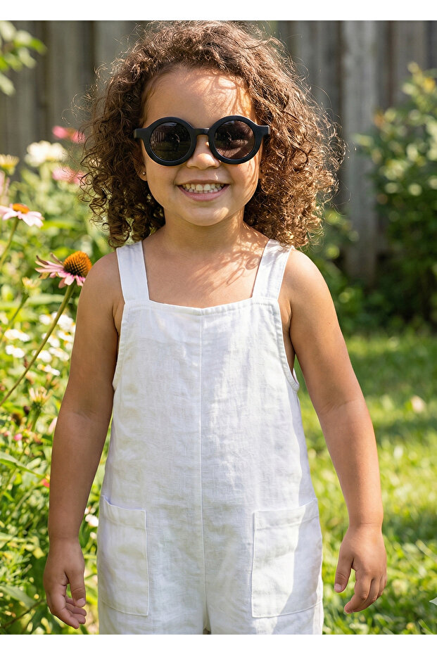 Unisex Kids Black Round Harry Potter Sunglasses