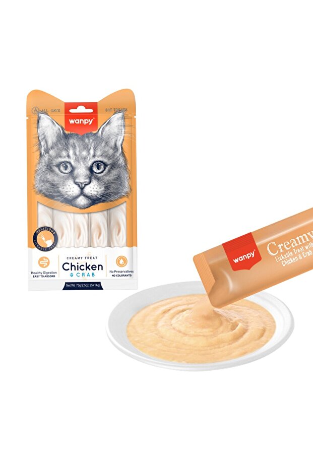 Tavuklu¥geçli Sıvı Kedi Ödülü 5*14 غرام.