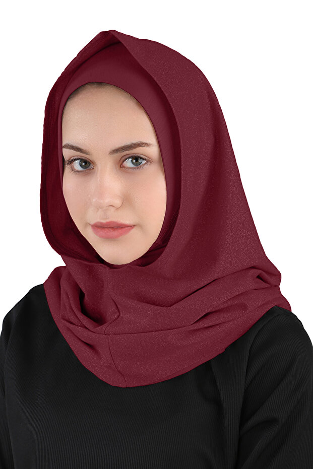 فستان سهرة فضي مع حجاب - ST 300 ( 2930006 )