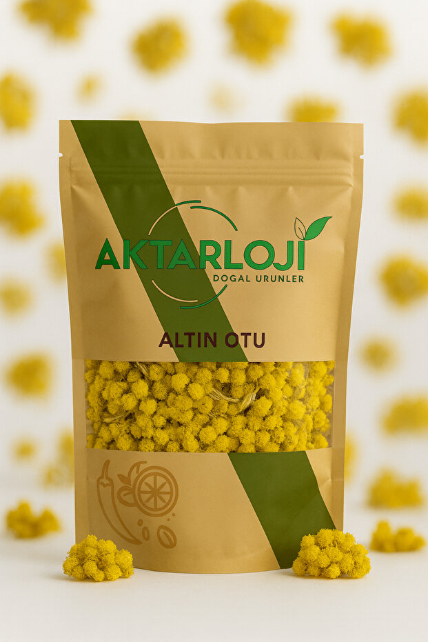 100 Gr Altın Otu / Ölmez Çiçek / Altınotu Çayı - Yeni Mahsül - Katkısız & Doğal - 2