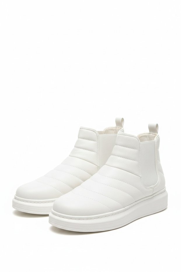 Zrj205 Laceless Orthopedic Men's Daily Sports Boots White