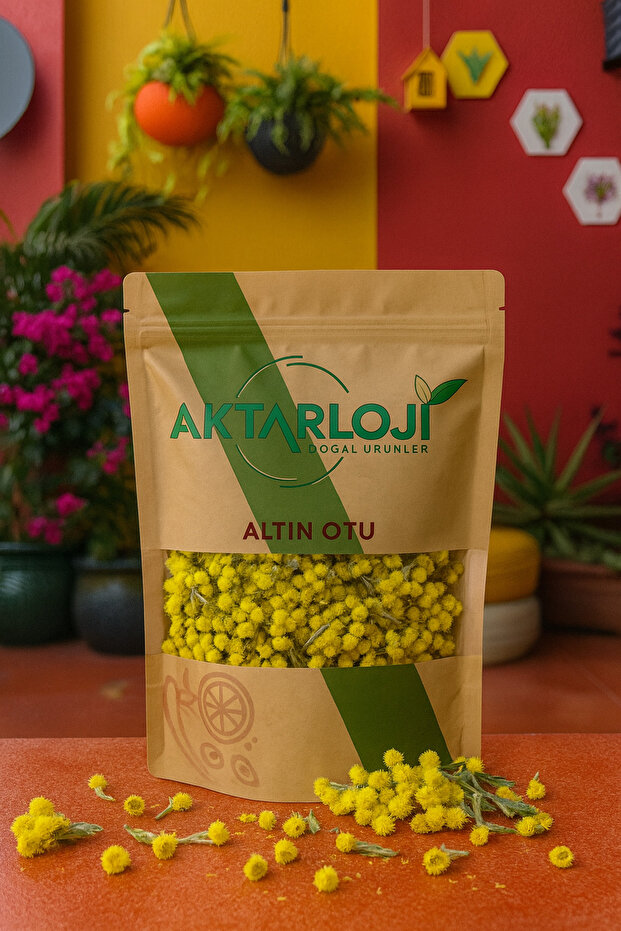 100 Gr Altın Otu / Ölmez Çiçek / Altınotu Çayı - Yeni Mahsül - Katkısız & Doğal - 5