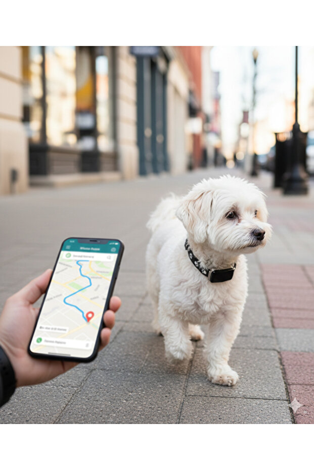 Pet Gps Tracker | Locator for Cat & Dog | Water Resistant, Audible Warning