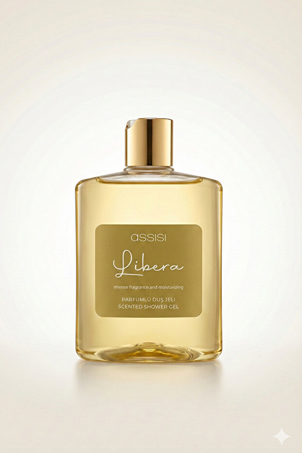 Assisi Libera Parfümlü Duş Jeli 475 ml – Kadın & Erkek İçin Kalıcı Koku, Nemlendirici Duş Jeli