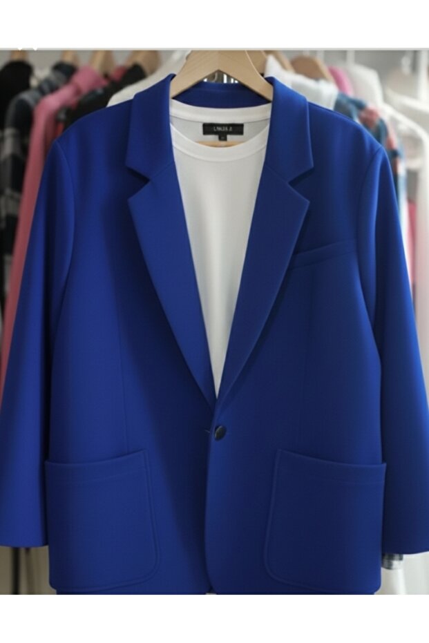 Oversize blazer ceket - 4