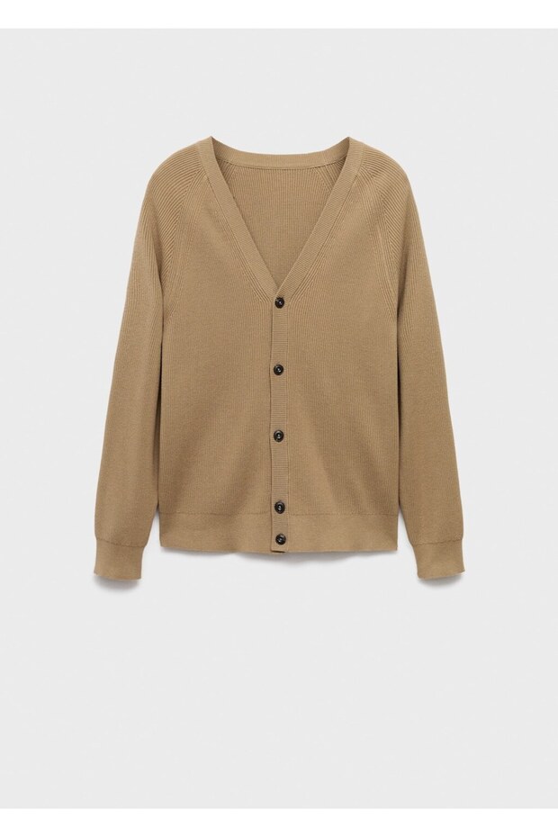 Ribana triko düğmeli hırka - 3