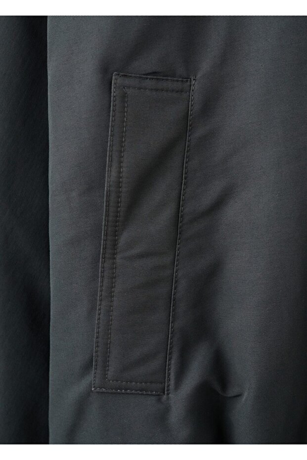 Huni yaka bomber ceket - 5