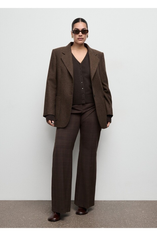 V yaka triko hırka - 6