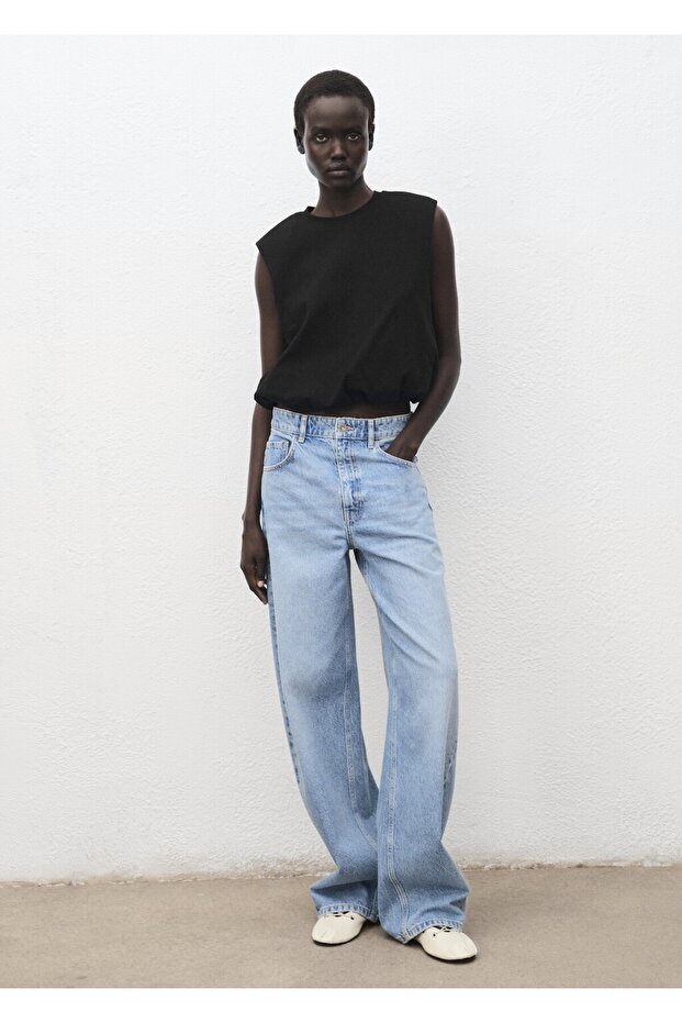 Pamuk balon bluz - 2