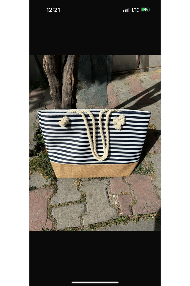 Plaj çantası  Siyahbeyaz - 2