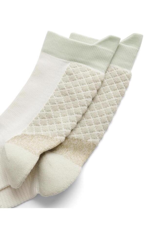 Tech Hiking Mid-Cut Bej Çorap - 2