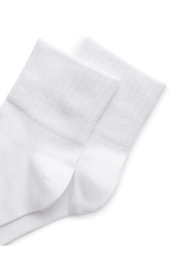 Retro Ankle Cut 2-Pack Beyaz Çorap - 2