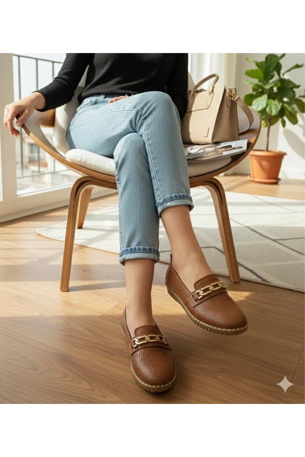 Women's Shoes Ballet Flats with Hand-Stitched Soles, Non-Slip, Stylish, Comfortable, Suitable for Daily Wear
