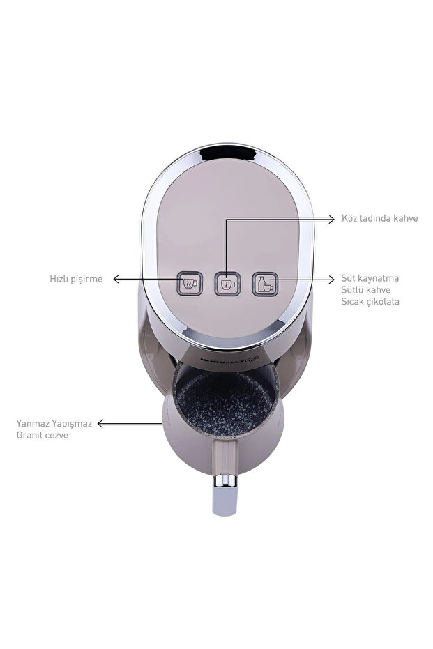 Otantik Kahve Makinesi Bej A865-03 - 3