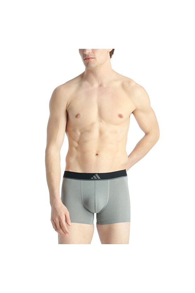 Herren Boxershorts, 6er Pack - Trunks, Active Micro Flex , Logo, einfarbig - 4
