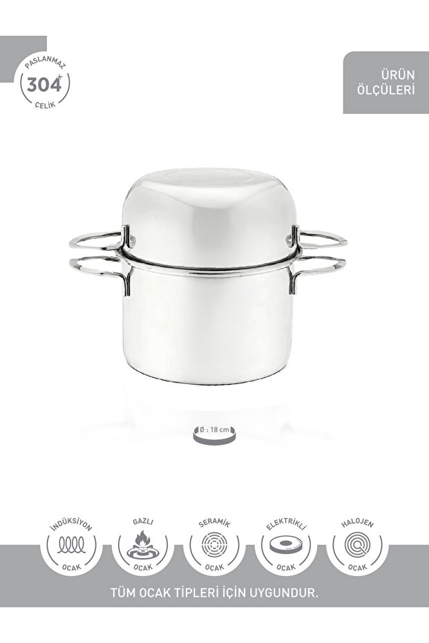 18 Cm Midye Tencere - 3