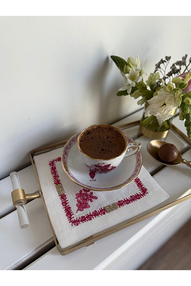 Her Pembe Kokteyl Peçetesi - 5