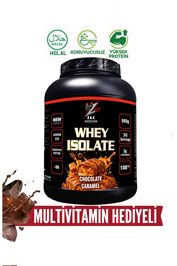 WHEY ISOLATE CHOCOLATE CARAMEL 900 G - 2