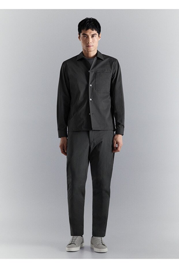 Non-iron cepli gömlek ceket - 2