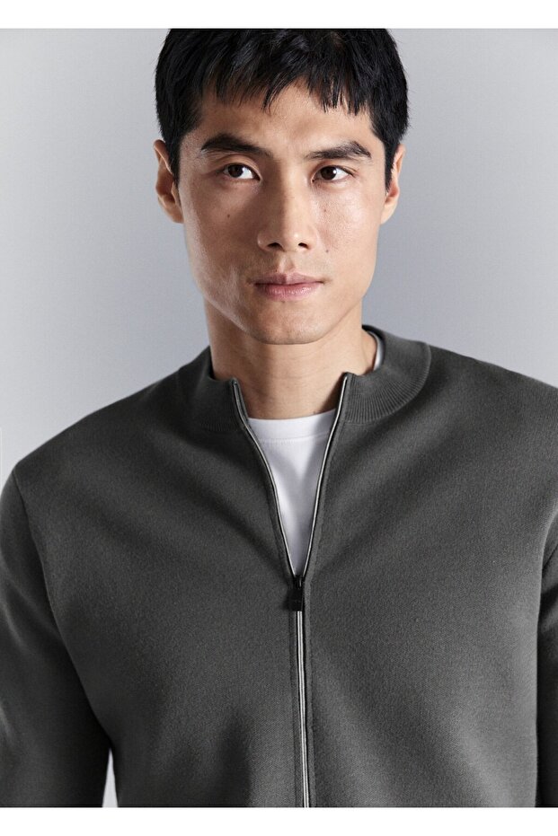 Comfort stretch triko hırka - 6