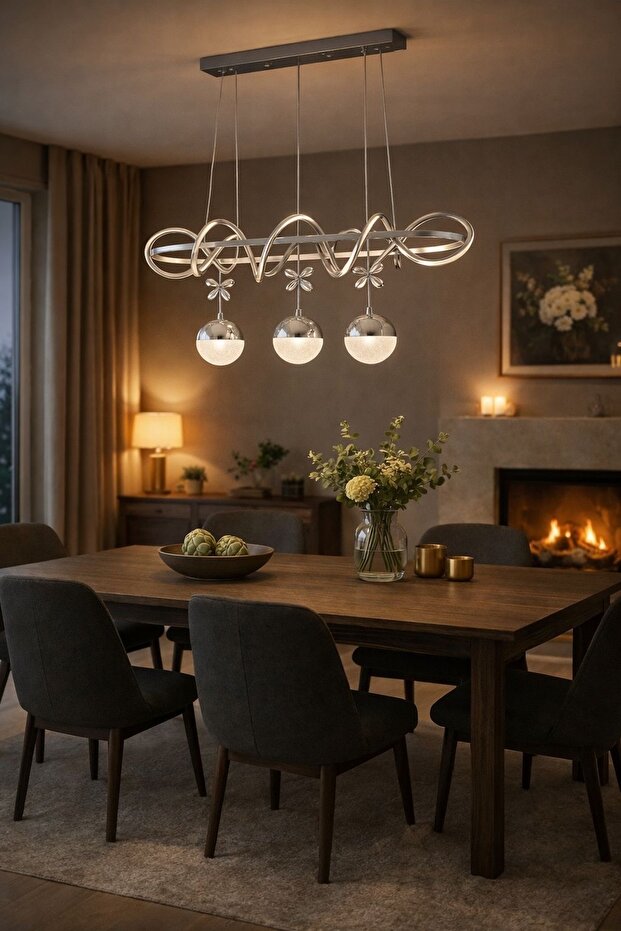 BUSE MASAÜSTÜ LEDLİAVİZE KROM - 3