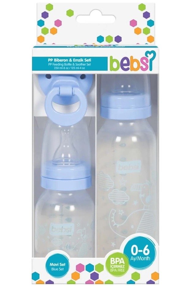 3'lü Set Cam - Mavi - 2