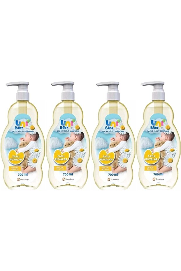 Sweet Dreams Baby Shampoo 700ml (Pump Dispenser) (4-Pack Set)