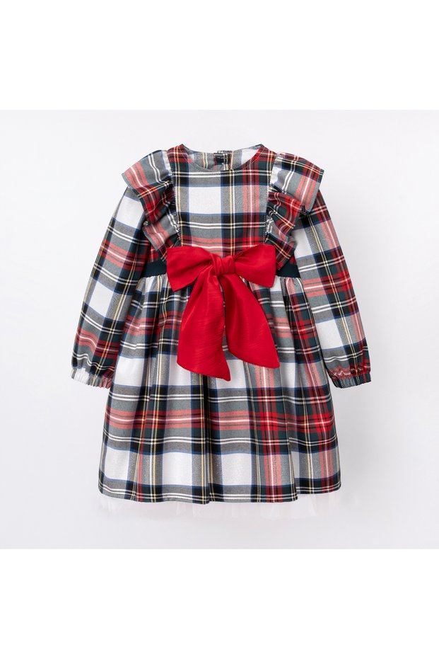 Cindy Plaid Baby Girl Dress