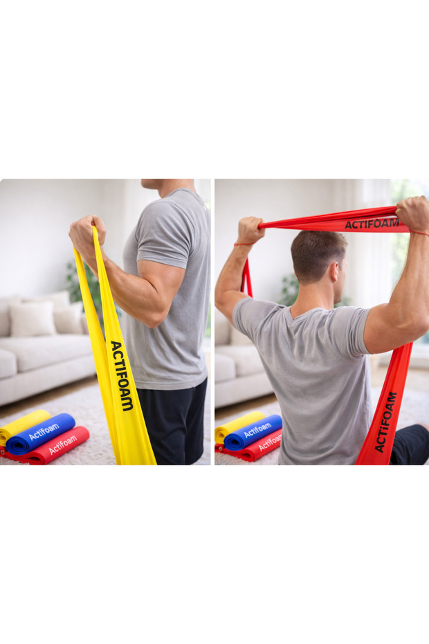 Trostruki pilates trak (150 cm) - 2