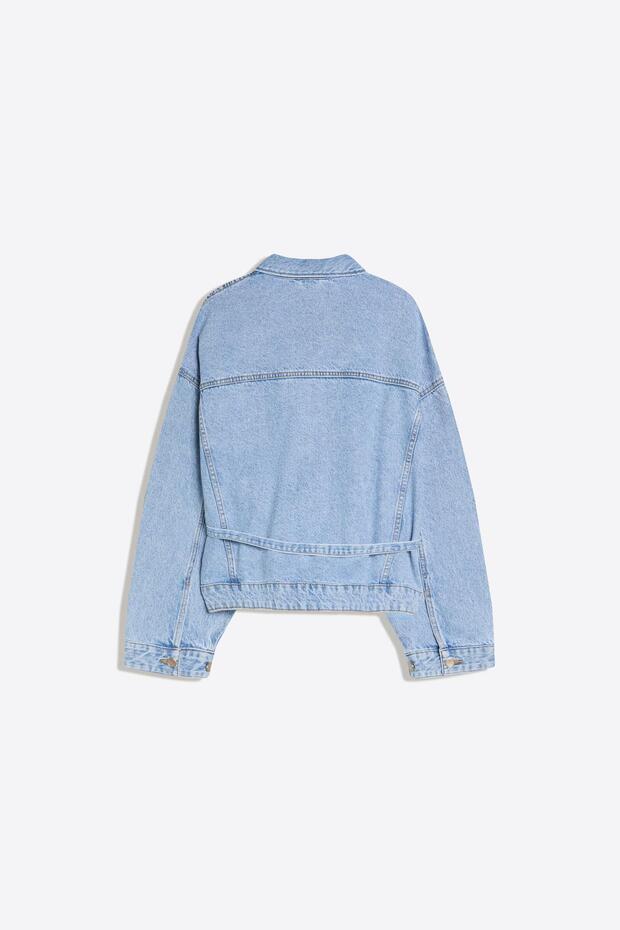 Oversize denim ceket - 8