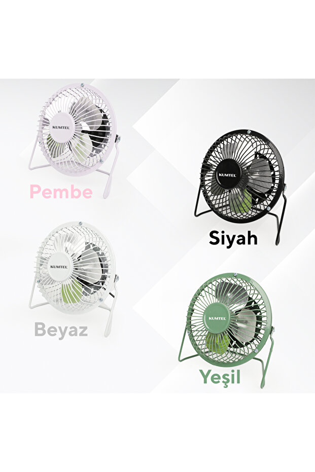 4'lü Masaüstü USB Fan - 6