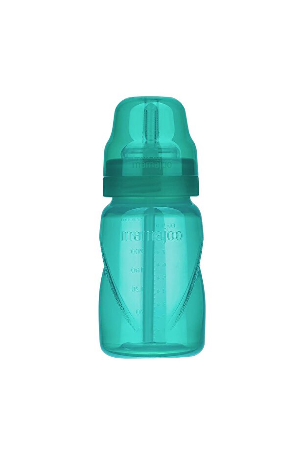 Akıtmayı Engelleyen Pipetli Bardak, 270 Ml, 12 Ay, Yeşil, 1 Adet